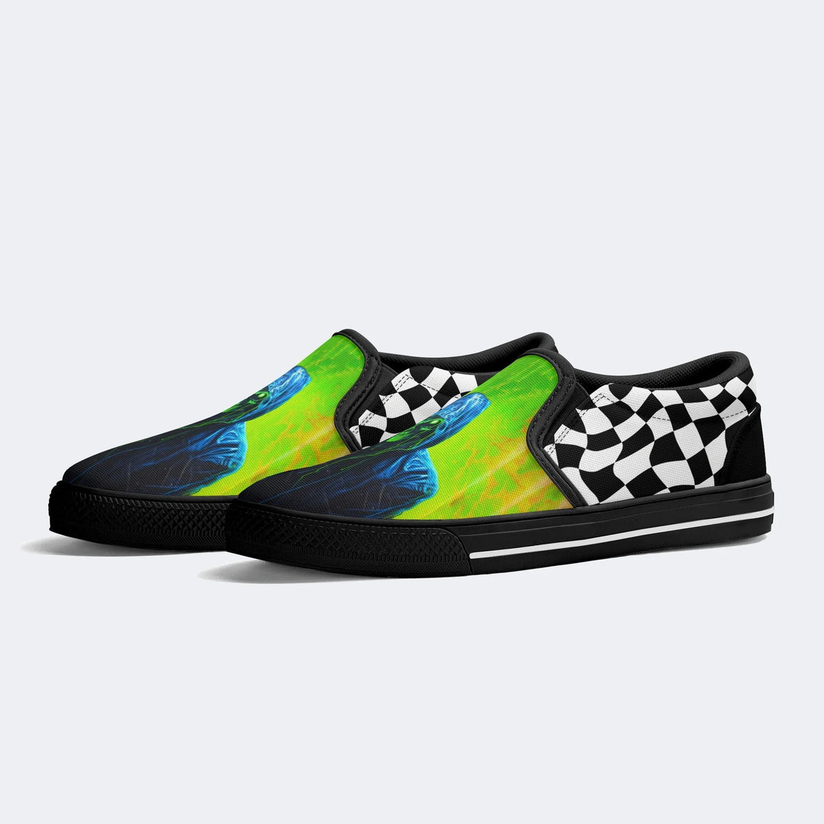 Horror Graphic Print - Slip On Shoes