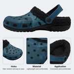 Gothic Night Bats - Fur Lined Slippers/Sandals