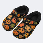Pumpkin Lantern - Fur Lined Slippers/Sandals