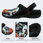 Spooky Halloween Reaper - Fur Lined Slippers/Sandals