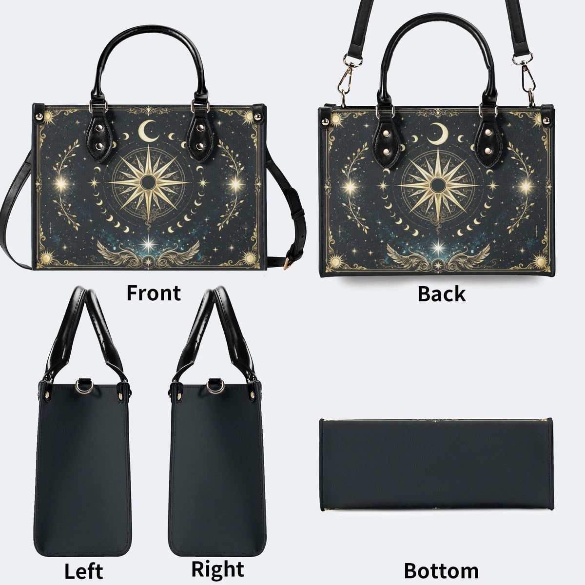 Star Compass Wing Print Handbag Factory Direct Sales