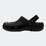 Halloween Scream Ghost - Fur Lined Slippers/Sandals