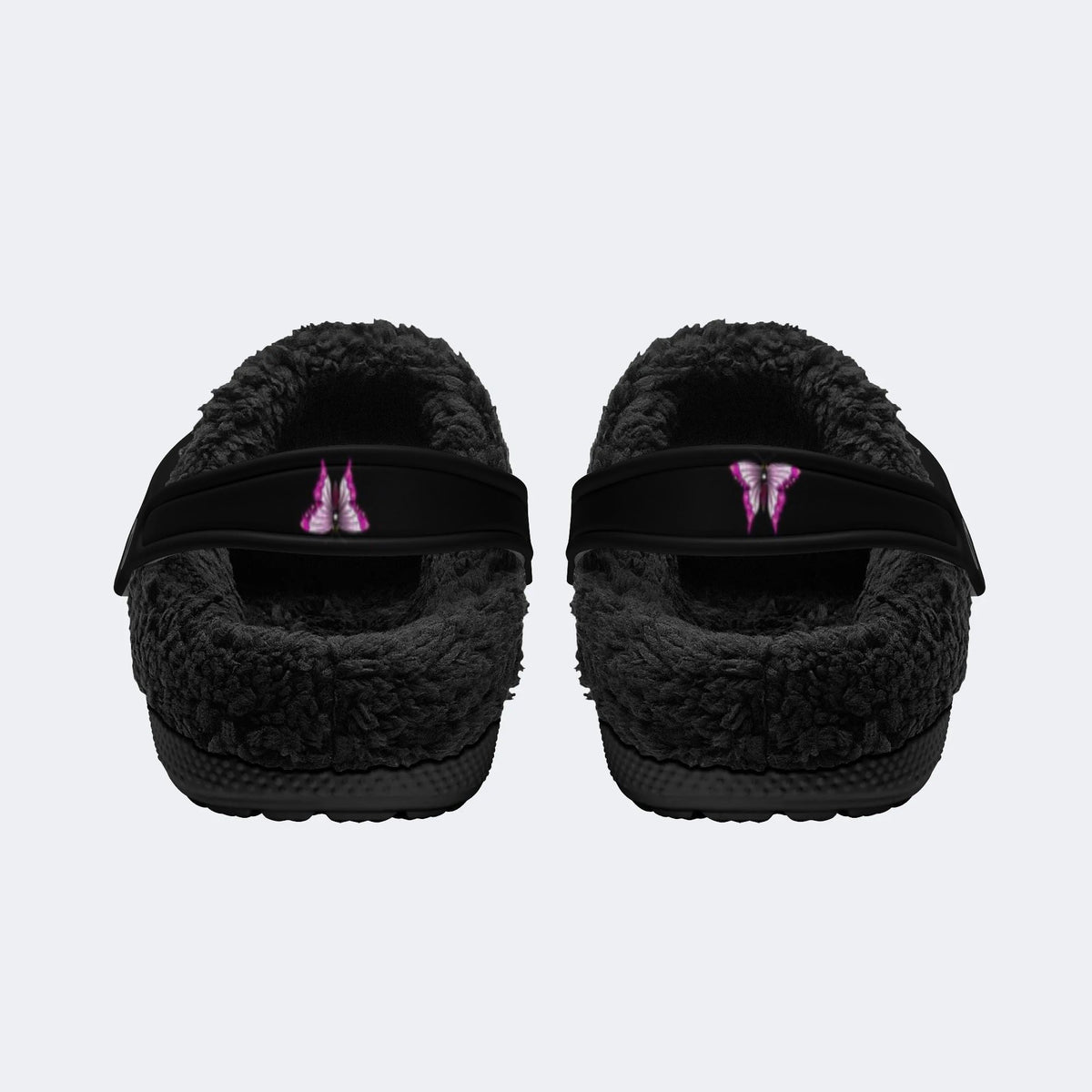 Pink Panther Print - Fur Lined Slippers/Sandals