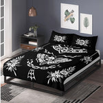 Death Moth Vintage Print - Three Piece Bedding Set
