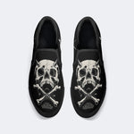 Skull I Will Never Be Forgotten Printed - Slip On Shoes