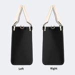 Old School Death Moth Vintage Print - Leather Handbag