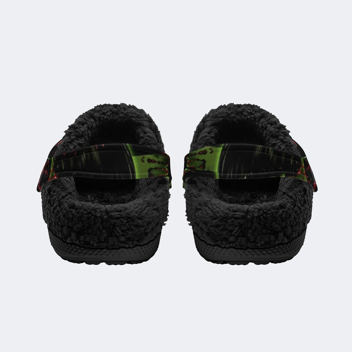 Spiral Bloody Butterfly - Fur Lined Slippers/Sandals