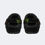 Spiral Bloody Butterfly - Fur Lined Slippers/Sandals