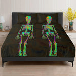 Gothic Skull Print - Three Piece Bedding Set