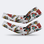 Old School Tattoo Print - Cooling sleeves