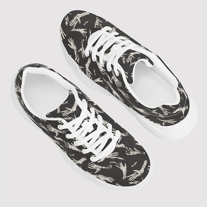 Arms Print Chunky Sneakers