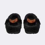Cool Skull Pumpkin - Fur Lined Slippers/Sandals