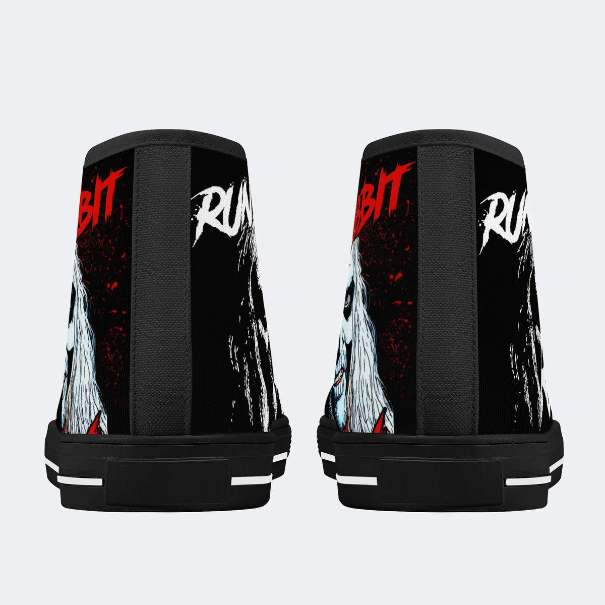 Horror Rabbit Run - High Top Canvas