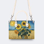 Van Gogh Sunflower Print Handbag Factory Direct Sales