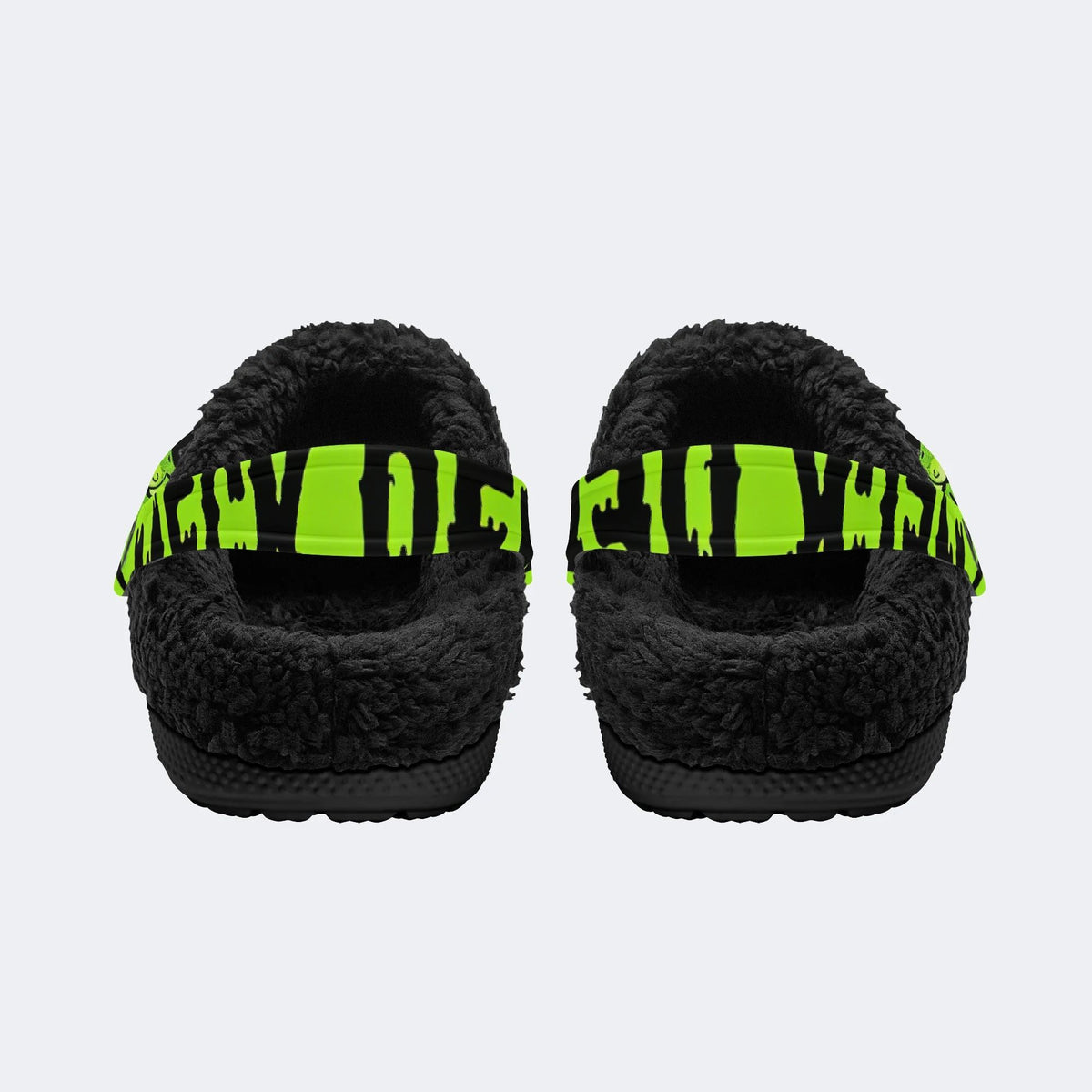 Zombie Rave - Fur Lined Slippers/Sandals