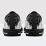 Cranial Extraction Skull Low Top Canvas Shoes