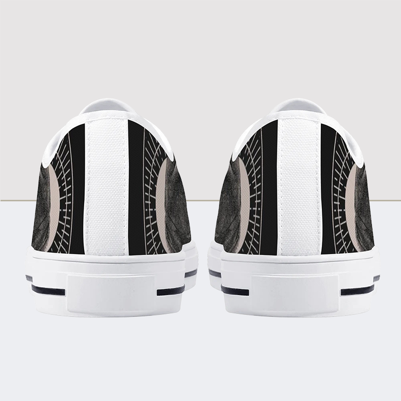 Funeral Embrace Low Top Canvas Shoes