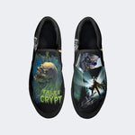 Unisex Tales Crypt Zombie Art Print - Slip On Shoes