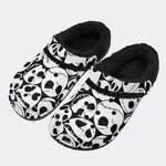 Jack Skellington Faces - Fur Lined Slippers/Sandals