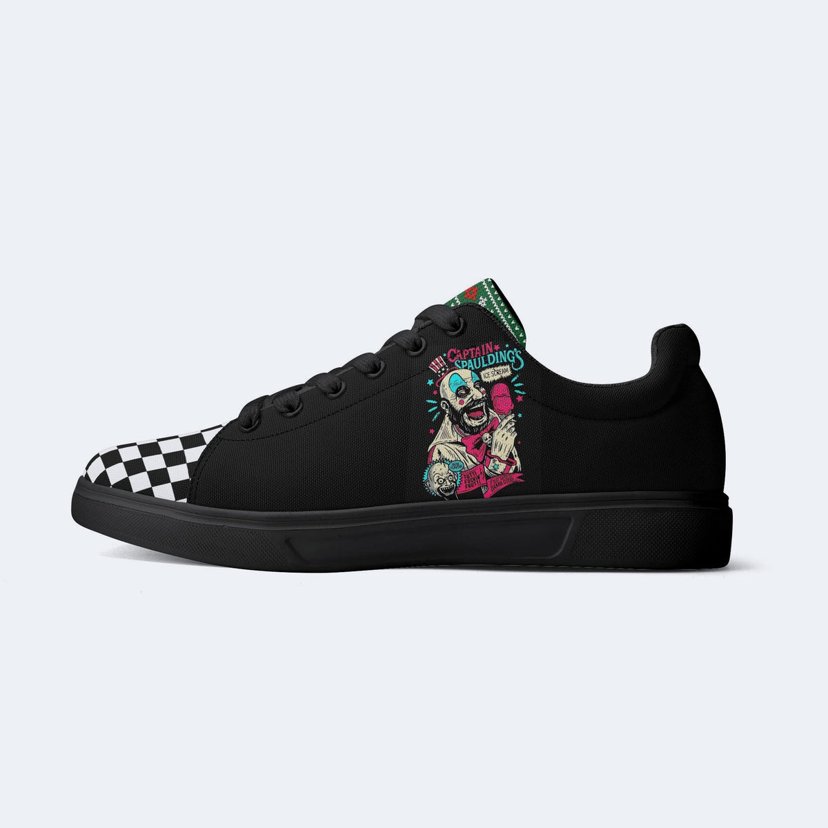 Christmas Horror Print - Skateboard Sneakers