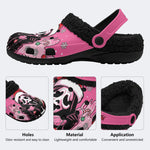 Gothmas Xmas Ghost‑ Fur Lined Slippers/Sandals