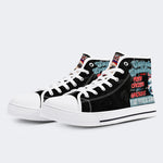 Unisex Horror-Druck - High Top Canvas