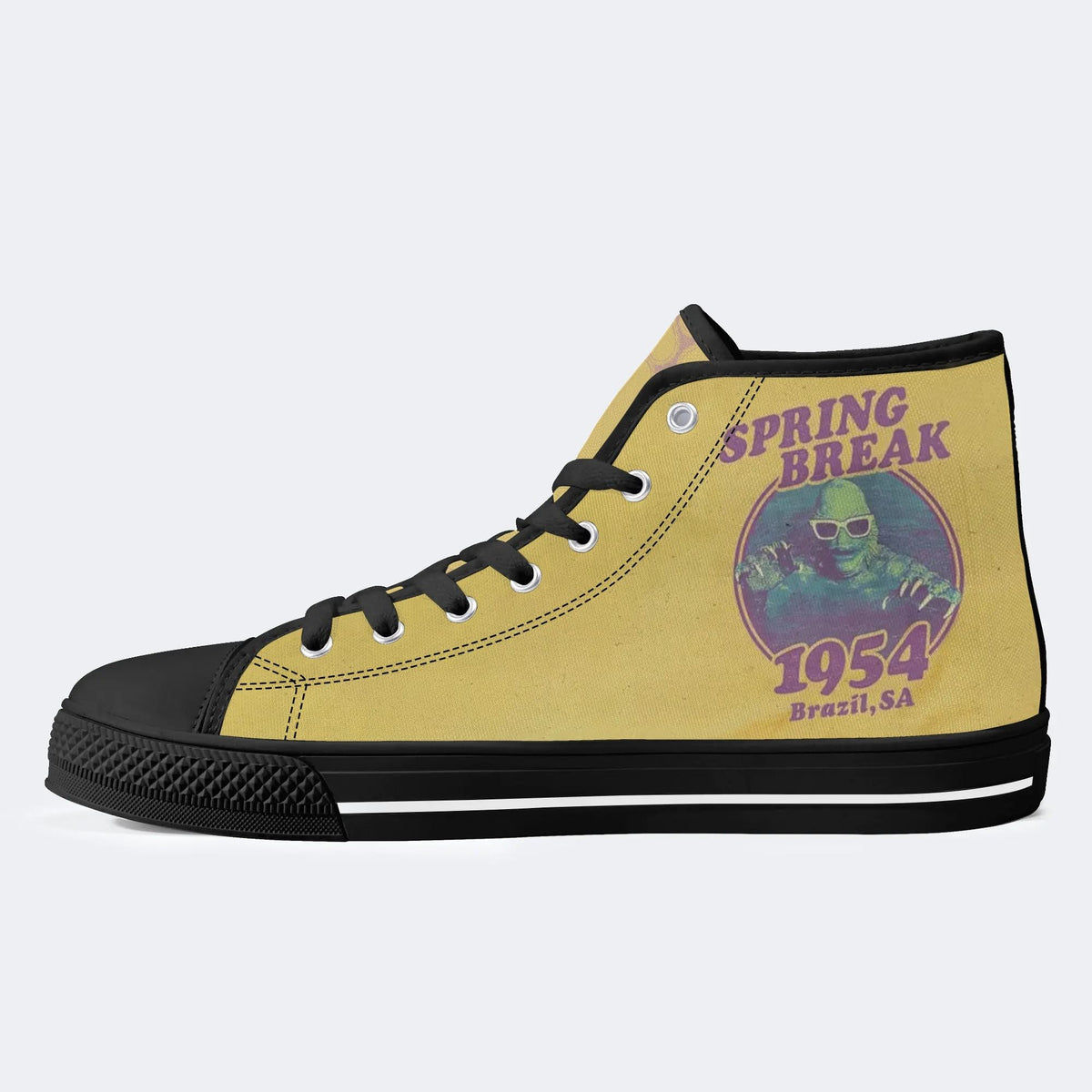 Spring Break 1954 Creature Unisex Klassisch - High Top Canvas