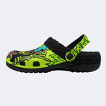 Toxic Trip - Fur Lined Slippers/Sandals