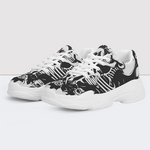 Klobige Sneakers mit Totenkopf-Print 