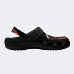 Grim Reaper Scythe Skull - Fur Lined Slippers/Sandals