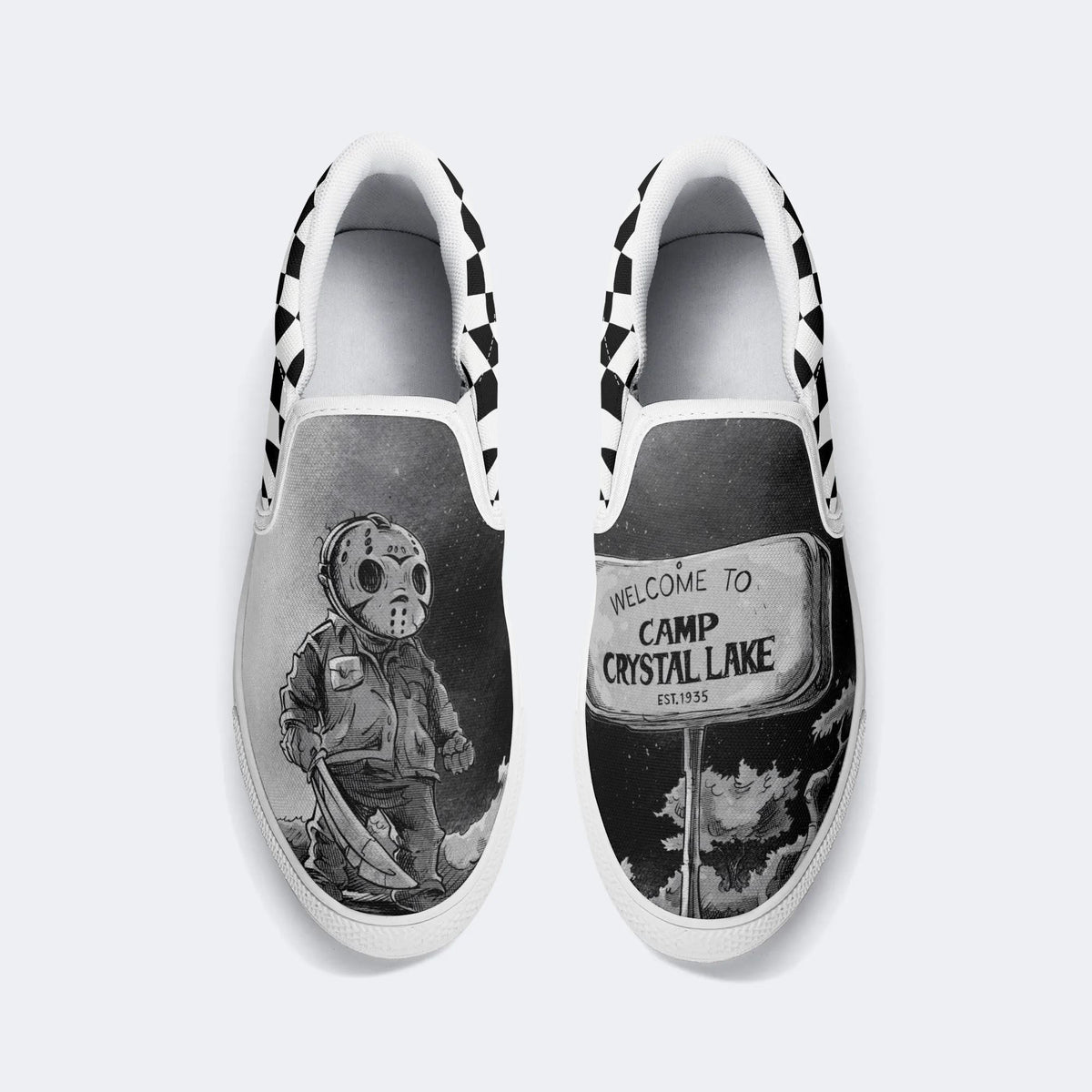 Friday 13th Horror - Slip On Shoes