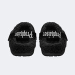 Gothic Skull Chain Thorn Prophesier‑Fur Lined Slippers/Sandals