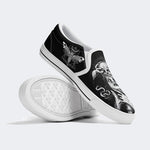 Unisex Skull Horror Print - Slip On Shoes