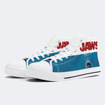 Quint's Shark Fishing Jaws Retro - High Top Canvas