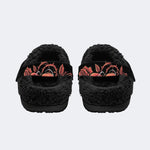 Octopus Raven Rose - Fur Lined Slippers/Sandals
