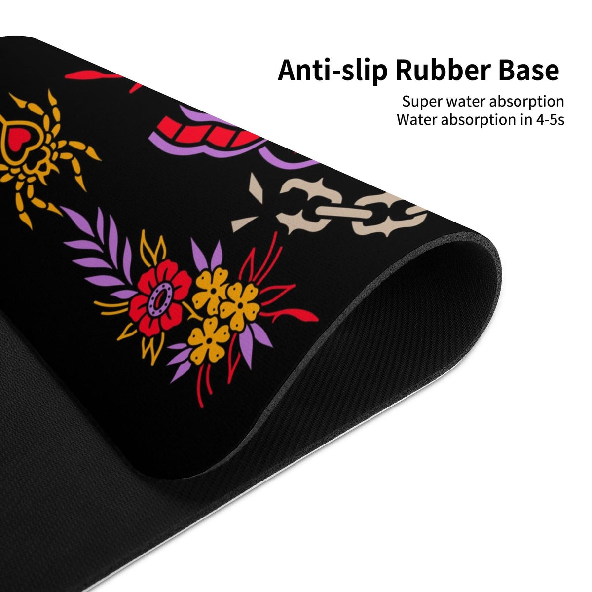 Colorful Death Moth Print - Foot Pad