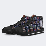 Hommage an den Kult-Horror der 80er - High Top Canvas