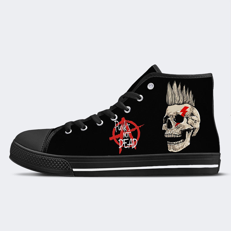 Unisex Totenkopf - High Top Canvas