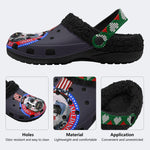 Unisex Horror Print - Fur Lined Slippers