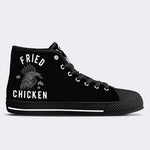 Chicken Middle Fingers Unisex - High Top Canvas