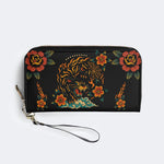 Black Panther Print - Leather Wallet
