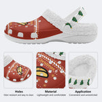 Christmas Tacos Art Print - Fur Lined Slippers