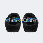 Fiesta Sugar Skull - Fur Lined Slippers/Sandals