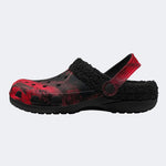 Bloody Textured Swirl - Fur Lined Slippers/Sandals