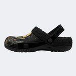 Gothic Moth Celestial Mushroom - Fur Lined Slippers/Sandals