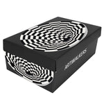 Visual Vortex Dunk Low Leather Sneakers