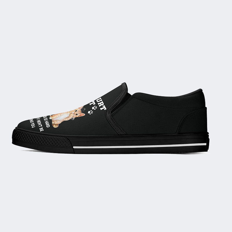 Cat Art Print - Slip On Shoes