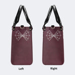 Trivia Moth Print - Leather Handbag