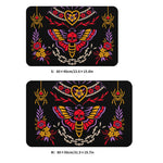 Colorful Death Moth Print - Foot Pad