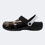 Unisex Horror Print - Fur Lined Slippers/Sandals